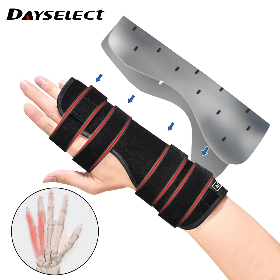 1PC Pinky Finger Splint Hand Brace for Boxer Fractures, Broken Ring, Little Finger Cast, Trigger Finger Immobilizer Straightener