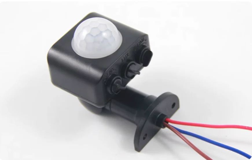 Outdoor waterproof human body sensing switch infrared sensor with light control delay household rainproof 110V 220V