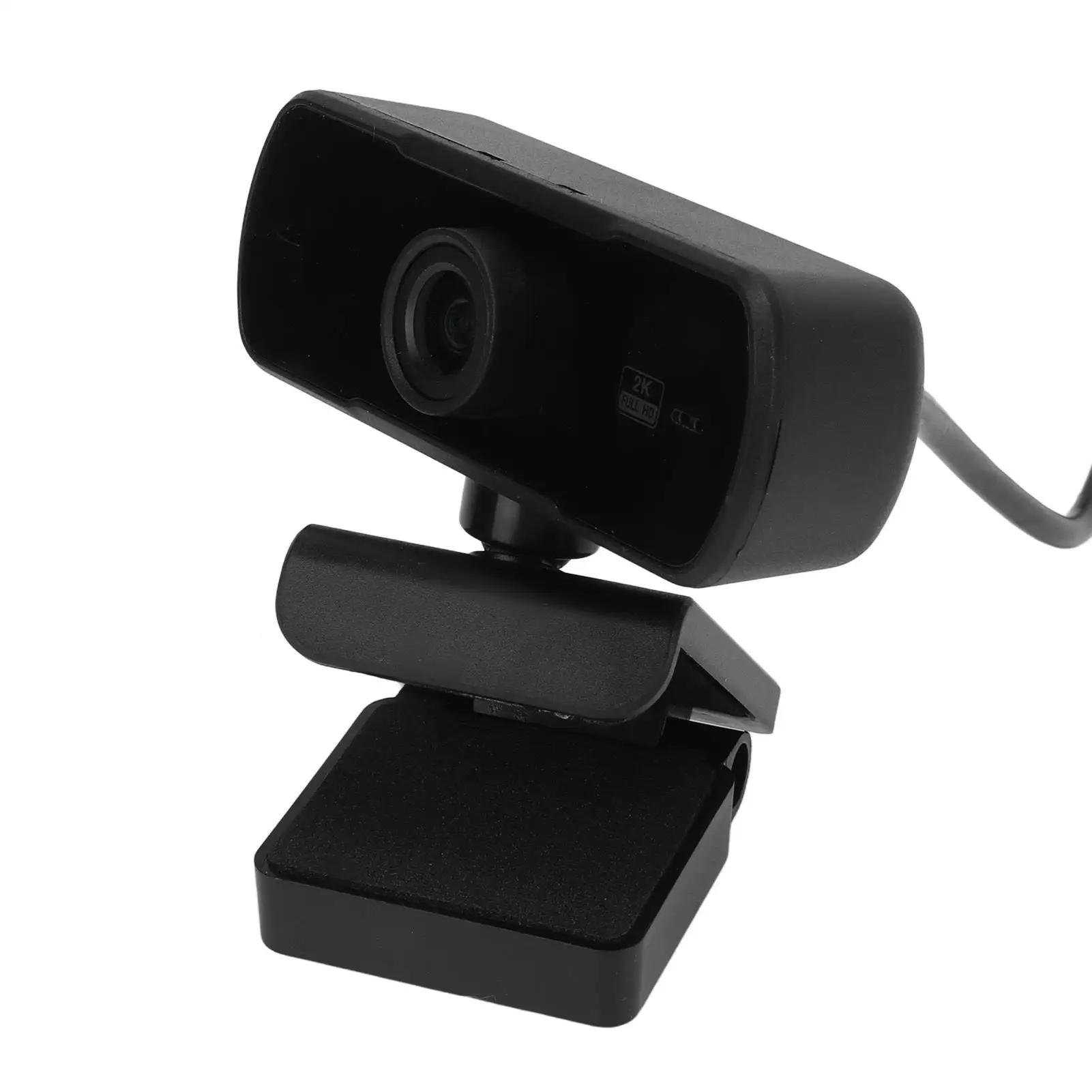 PC Webcam with Noise-Cancelling Mic & USB2.0 for Laptops & Desktops – High-Quality Video Streaming