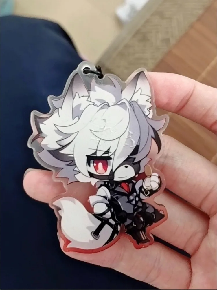 موضة Zenless منطقة صفر فون ليكون النساء الرجال المجوهرات الاكريليك سلاسل المفاتيح شخصيات مفتاح سلسلة تأثيري اكسسوارات الهدايا #6