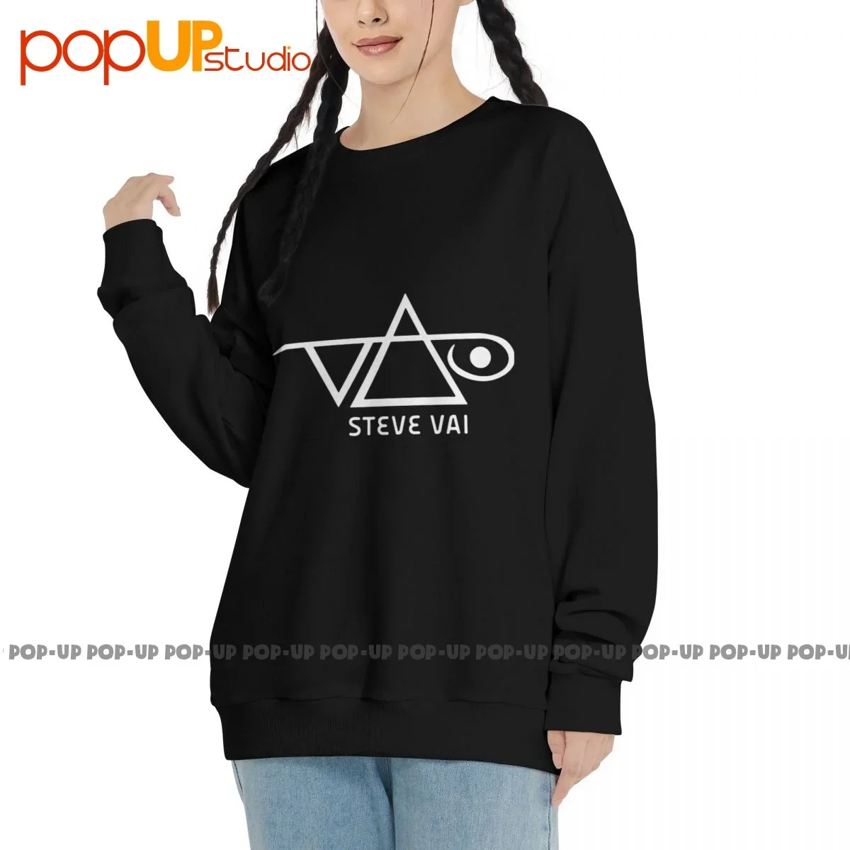 Steve Vai Rock N Roll Music Guitarist Band Sweatshirt Pullover Shirts Best Funny Harajuku Best Quality