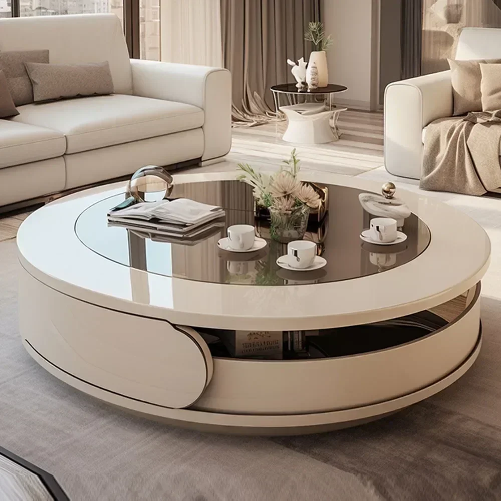 Sofa Hall Coffee Tables Modern Light Luxury Small Apartment Large Coffee Tables Aesthetic Unique Shelf