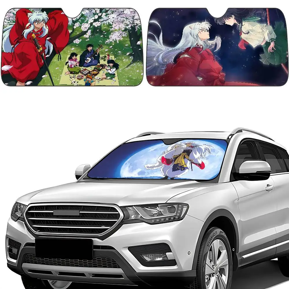 

B-Inuyasha автомобильный солнцезащитный козырек на лобовое стекло козырек на переднее окно 70x130 см солнцезащитный козырек солнечная защита плед подарок новинка автомобиль