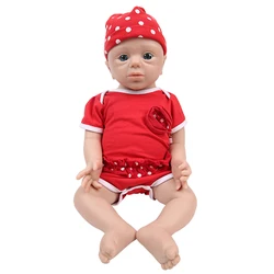 IVITA WG1537 53cm 4.06kg 100% Full Body Silicone Reborn Baby Doll Realistic Soft Baby Newborn Toys for Children Christmas Gift