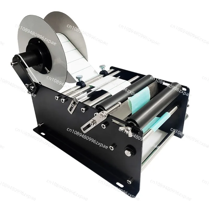 Manual Round Bottle Labeling Machine Small Hand Crank Label Applicator Plastic Glass Bottle Transparent Sticker Packaging