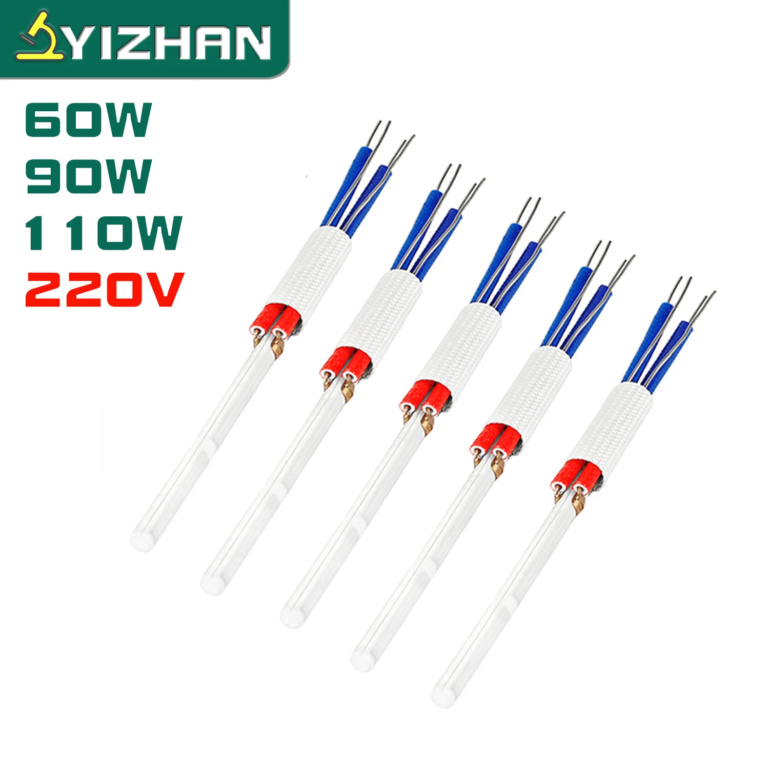 220V 60W 90W 110W Soldering Iron Core Heating Element Metalworking Accessory Spare Part Equipment Replacement Welding Tool A1329