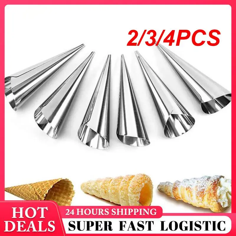 2/3/4PCS Mold Spiral Conical Tube Delicious Homemade Cakes And Breads Croissant Point Mold Cream Corner Exclusive