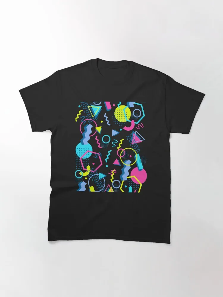 Retro Style 70s 80s 90s Memphis Style Abstract Classic T-Shirt image 2