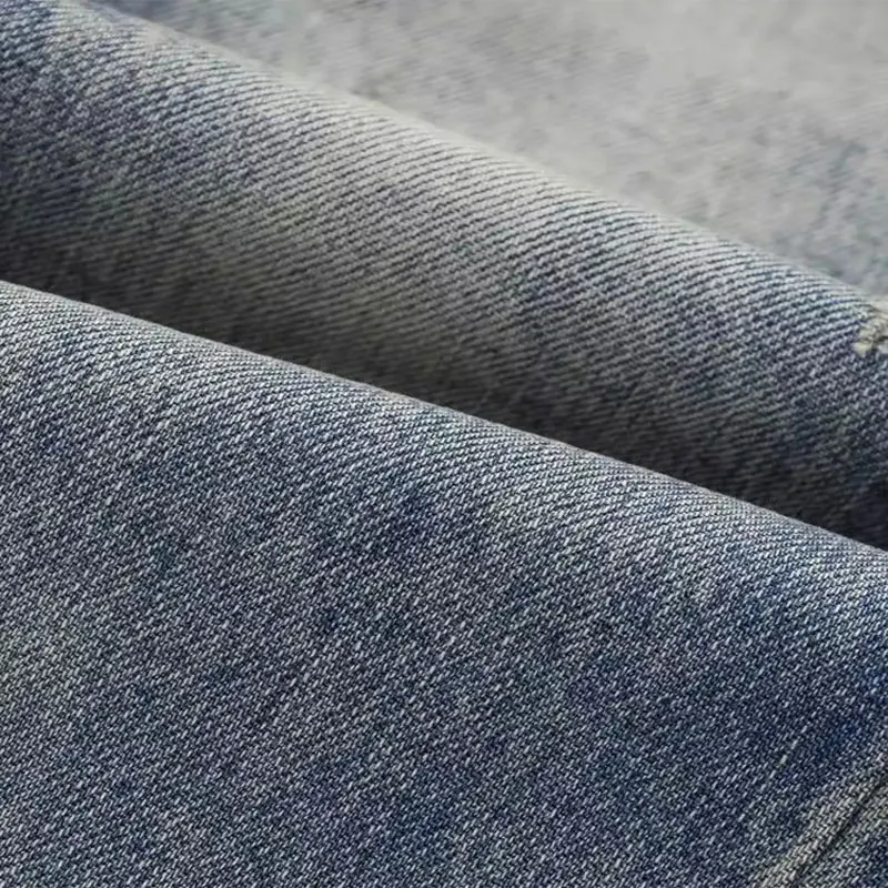 Fashion Designer Men Jeans High Quality Retro Washed Blue Stretch Slim Fit Ripped Jeans Men Vintage Trousers Denim Pants Hombre