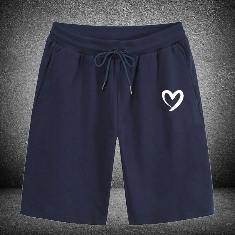 Fashionable men's summer solid color shorts, elastic loose fitness shorts, breathable sports and casual 5-point pants