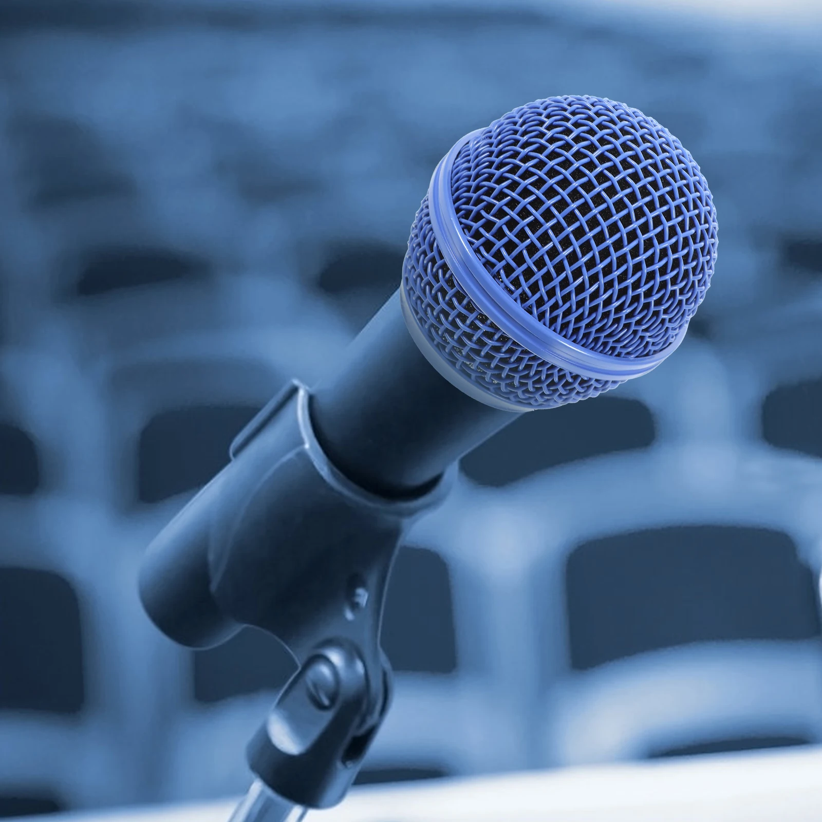 

4pcs Microphone Grill Head Replacement Metal Mesh Cover For Wired Wireless Mic Easy Install Mic Accessories Microphone Grille