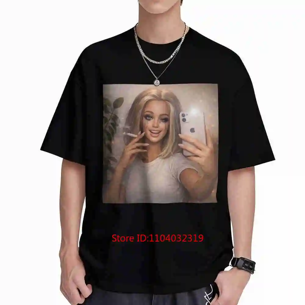Disgusted Doll Face Meme Unhinged Inappropriate Short Sleeve Tee 100% Cotton T-Shirt
