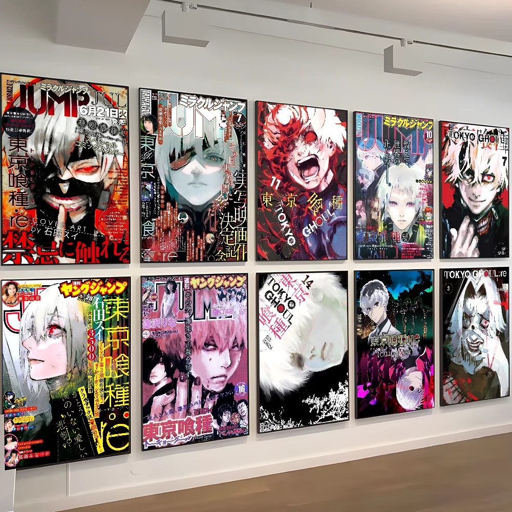 Anime Tokyo Ghoul Anime Posters Sticky Vintage Room Home Bar Cafe Decor Kawaii Room Decor