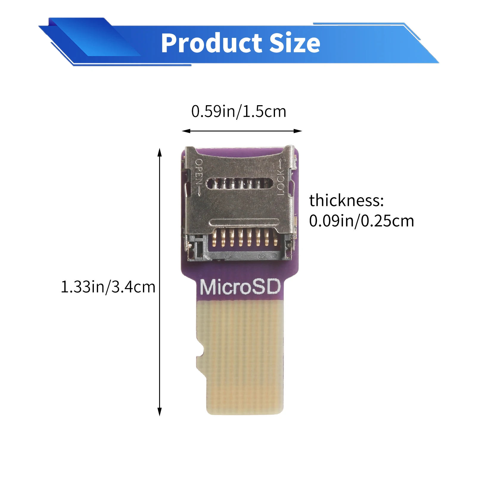 Kit de tarjeta de memoria Micro SD TF, extensor de adaptador de extensión macho a hembra, herramientas de prueba, lector de PCBA para teléfono GPS