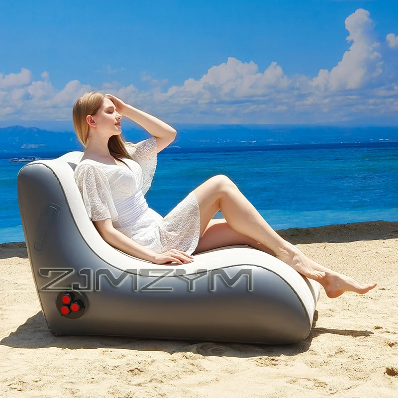 Infaltable Air Sofa Bed Sleeping Bag Inflatable Air Bag Lazy Beach Sofa Portable Single Sofa Couch Chair