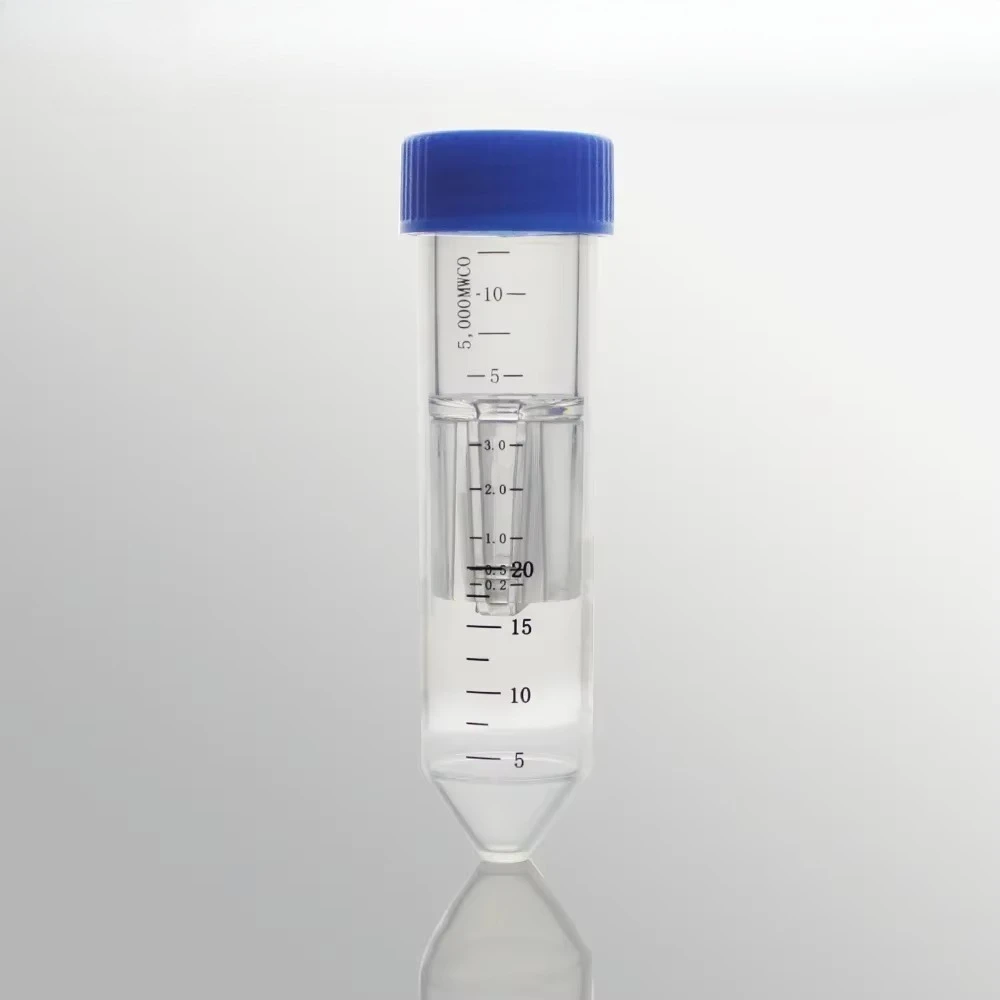 أنبوب الترشيح الفائق Biosharp 15 مل غشاء PES 10kDa 50kDa مع غطاء الأنبوب الخارجي PP وفلتر داخلي للكمبيوتر المنتج الأصلي