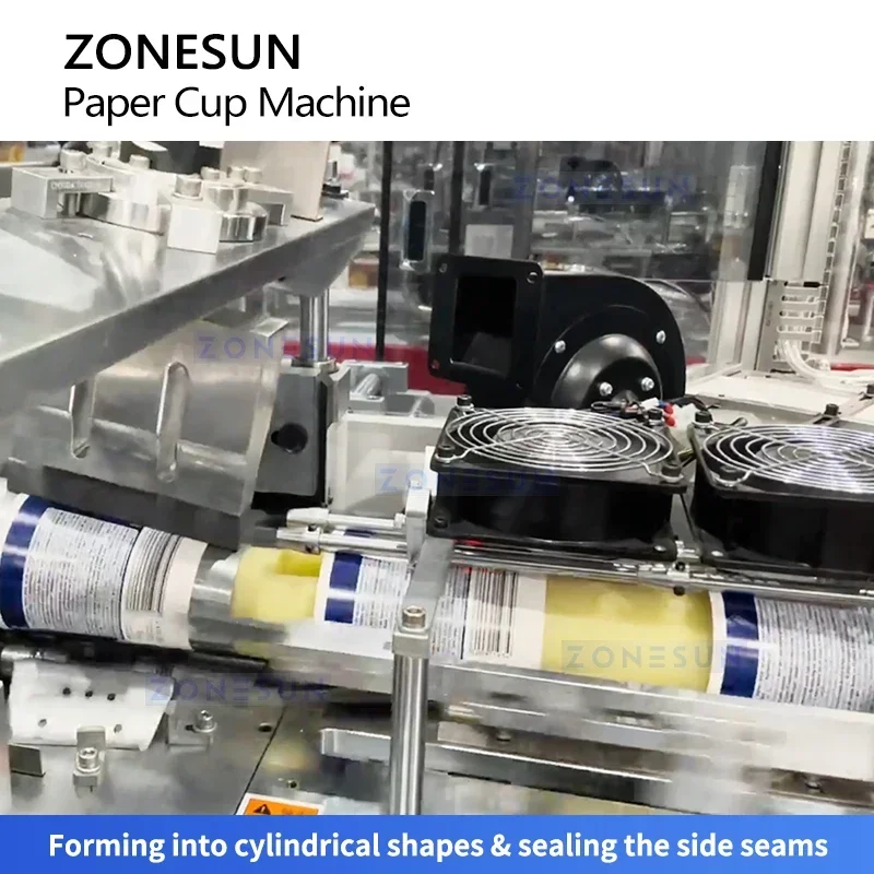 Zonesun ZS-PC1 Copo de papel automático que faz a máquina de xícara de café Máquina de chá Equipamento de formação de copos