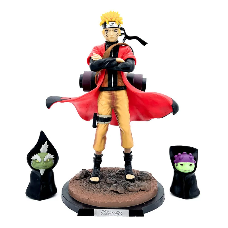 

Whirlpool Naruto Figure Doll Toy Cartoon Japan Anime Naruto GK Whirlpool Naruto Fairy Mode Toad Statue Ninja PVC Model Doll