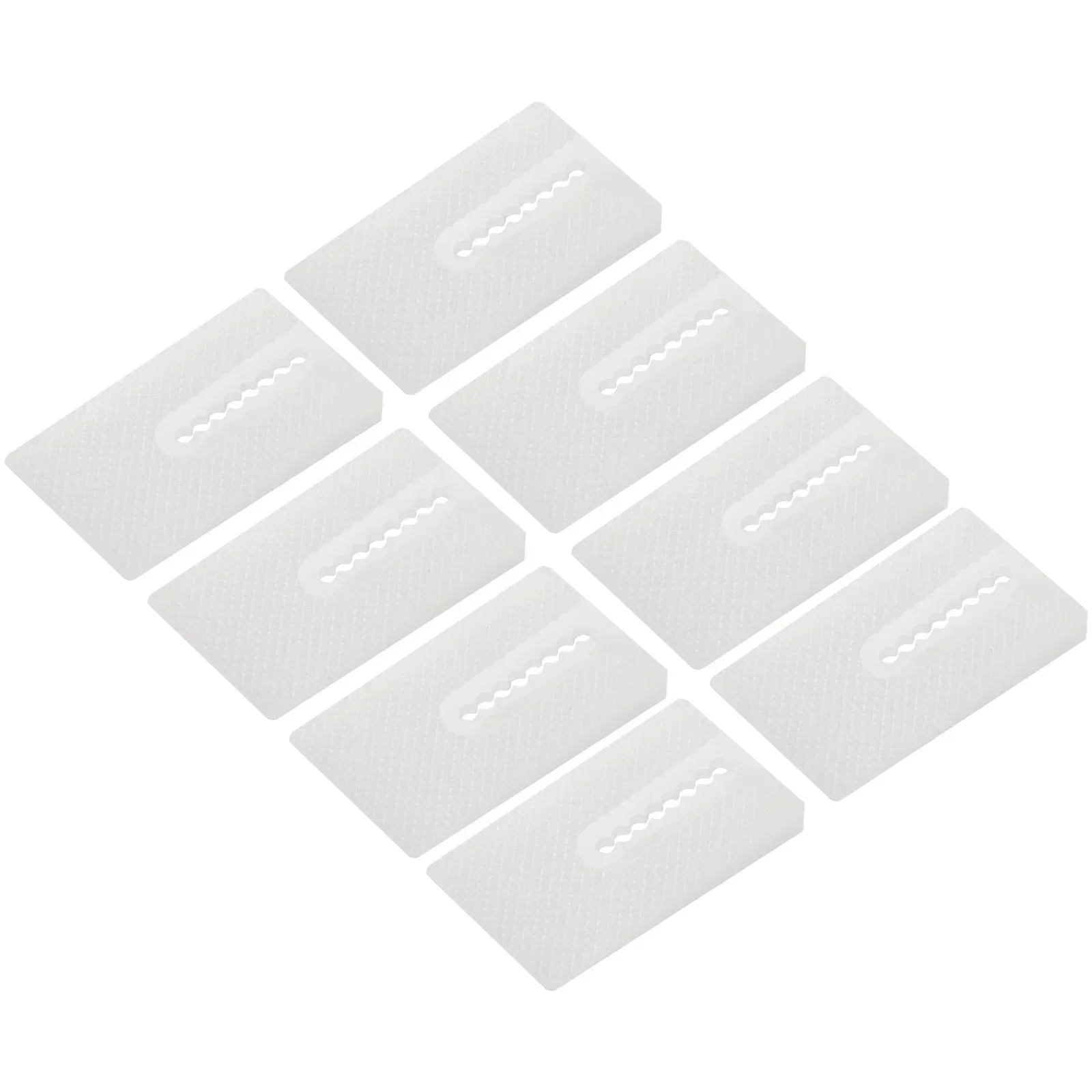 Wedge Gasket 8pcs Toilet Shims Level & Stabilize With Universal White Toilet Shims For Furniture Cabinets & More