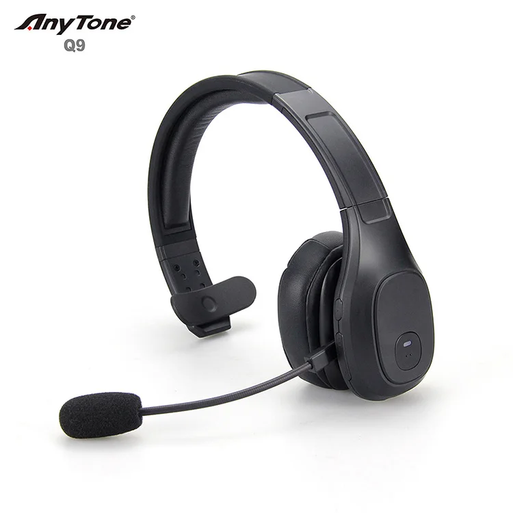 

Anytone Q9 Blue Tooth Headset For AT-D878UV Two Way Radios Wireless Headset connect to phone and walkietalkie Headphones