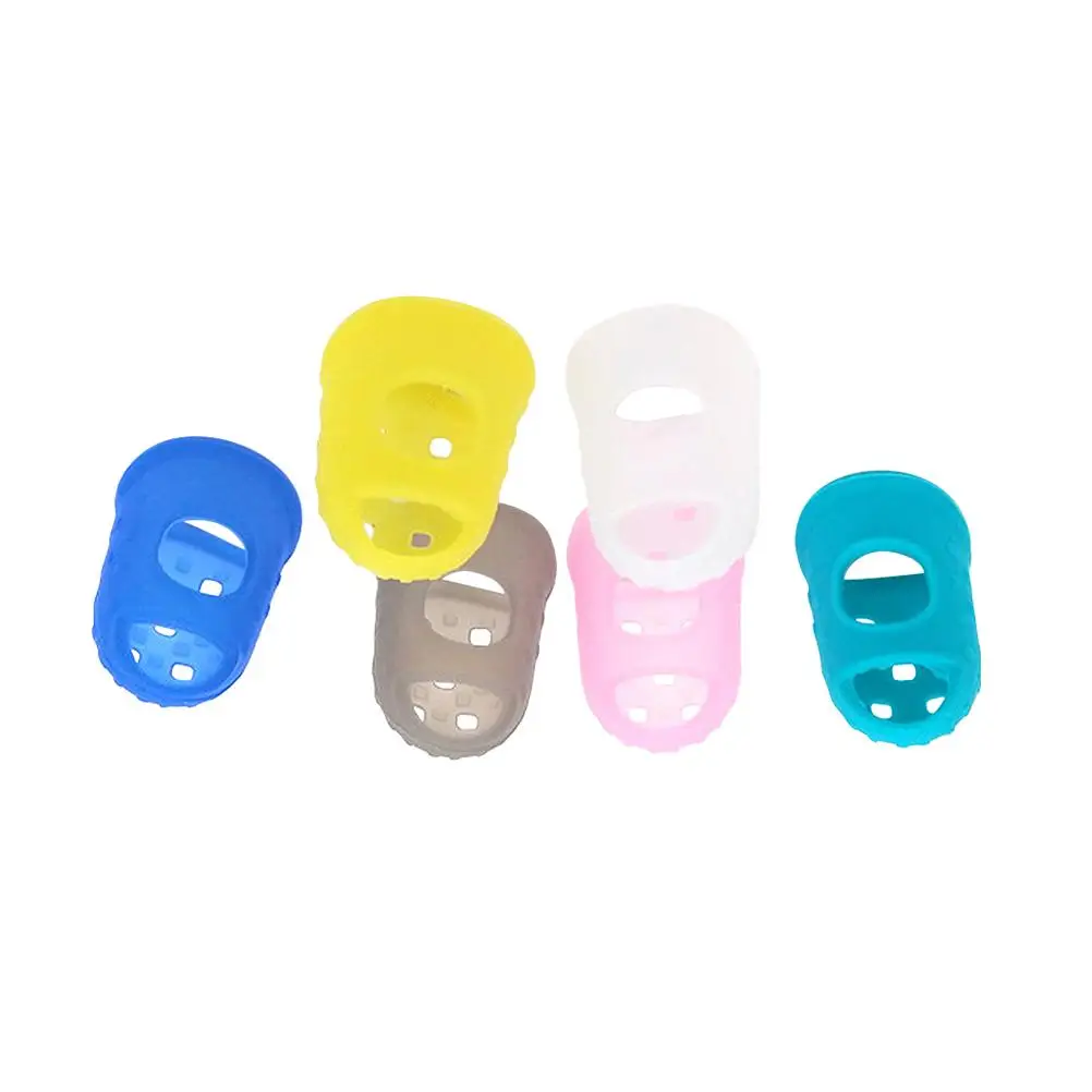 10 Pcs Finger Cots Sleeves Guitar Fingertip Protectors Thumb Pianos Accessories