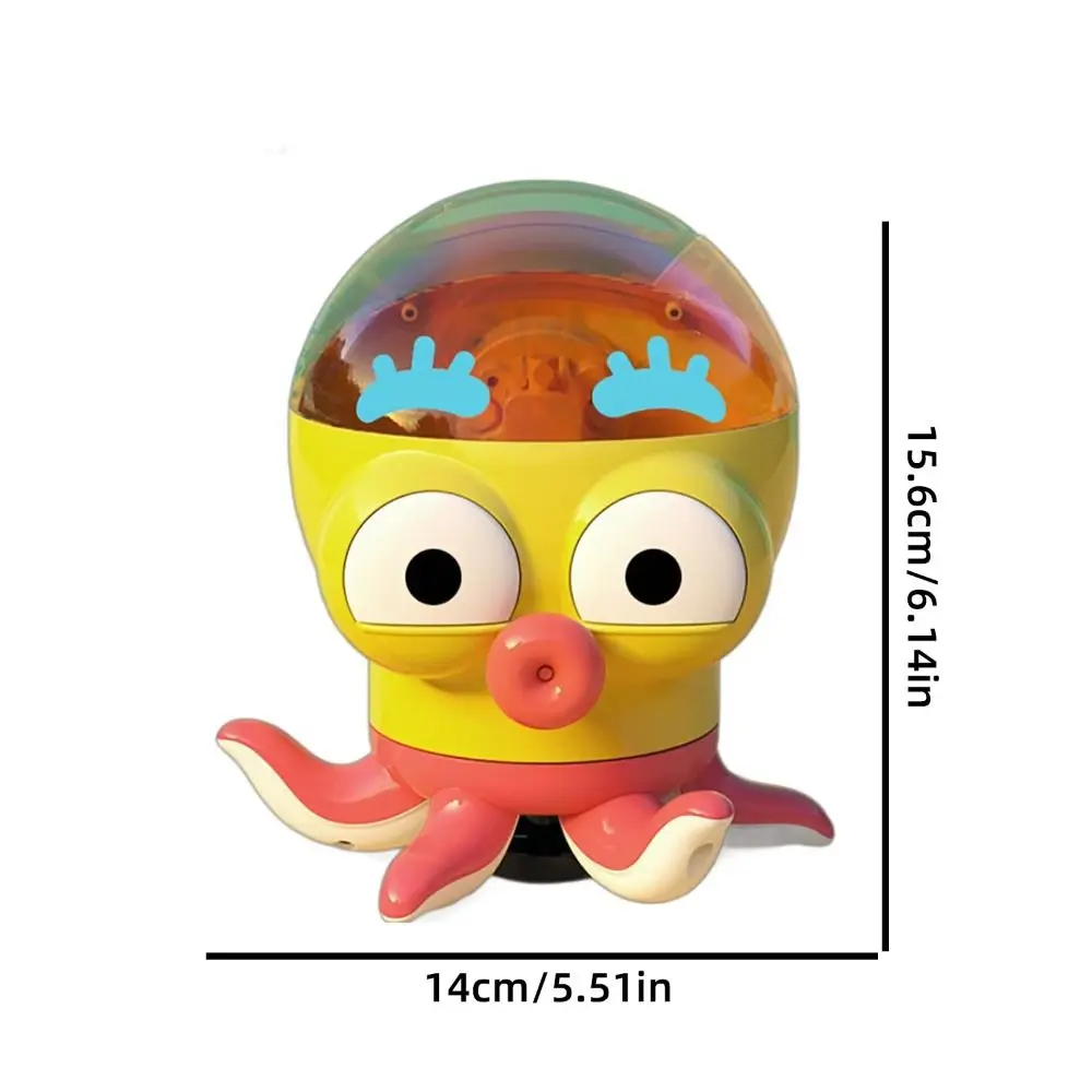 Plástico agua jugando pulpo juguete ducha interactivo multiusos baño rociador juguete decorativo jugar agua