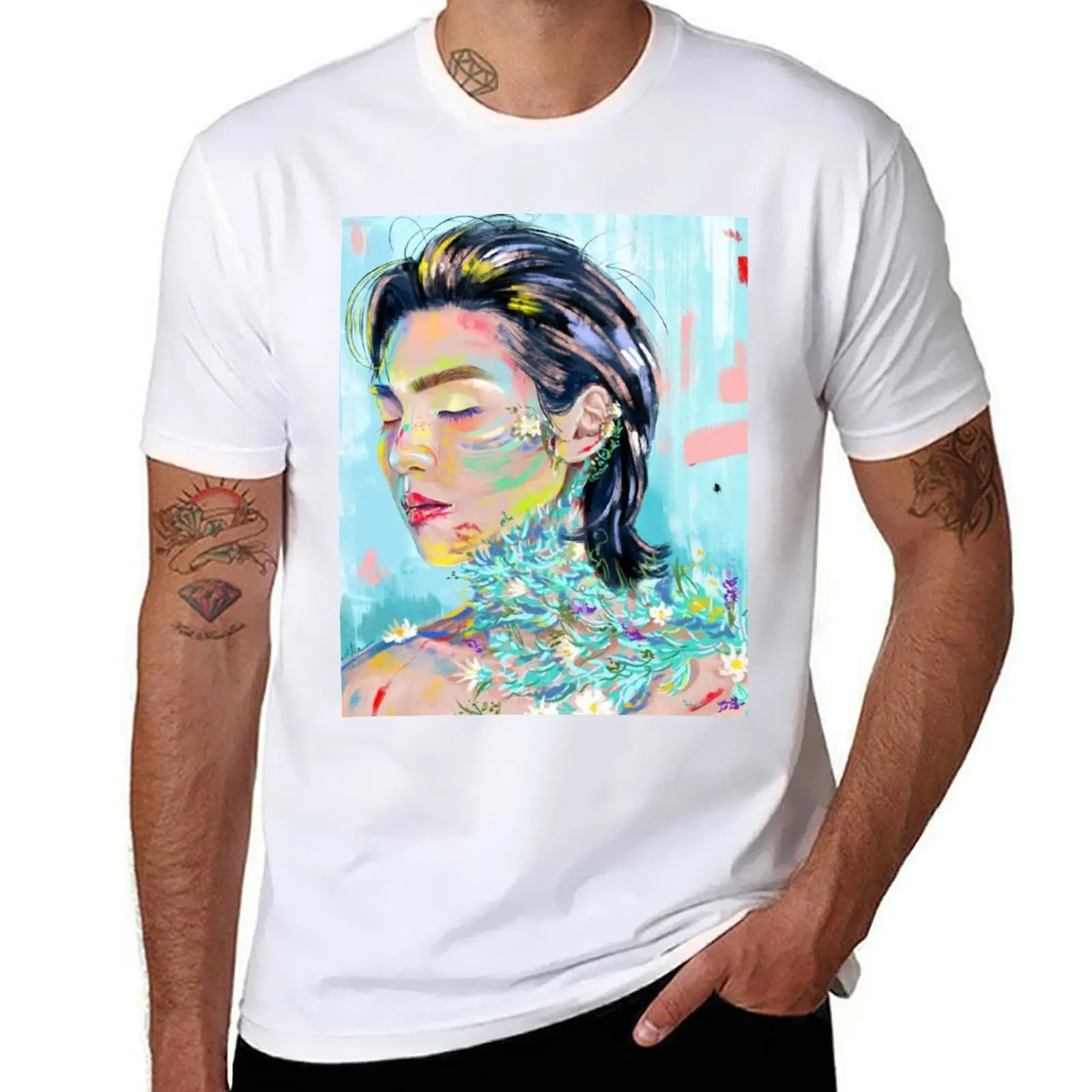 

AgustD Dream T-Shirt cotton tshirt 100% t shirts for man slim fit T-Shirt