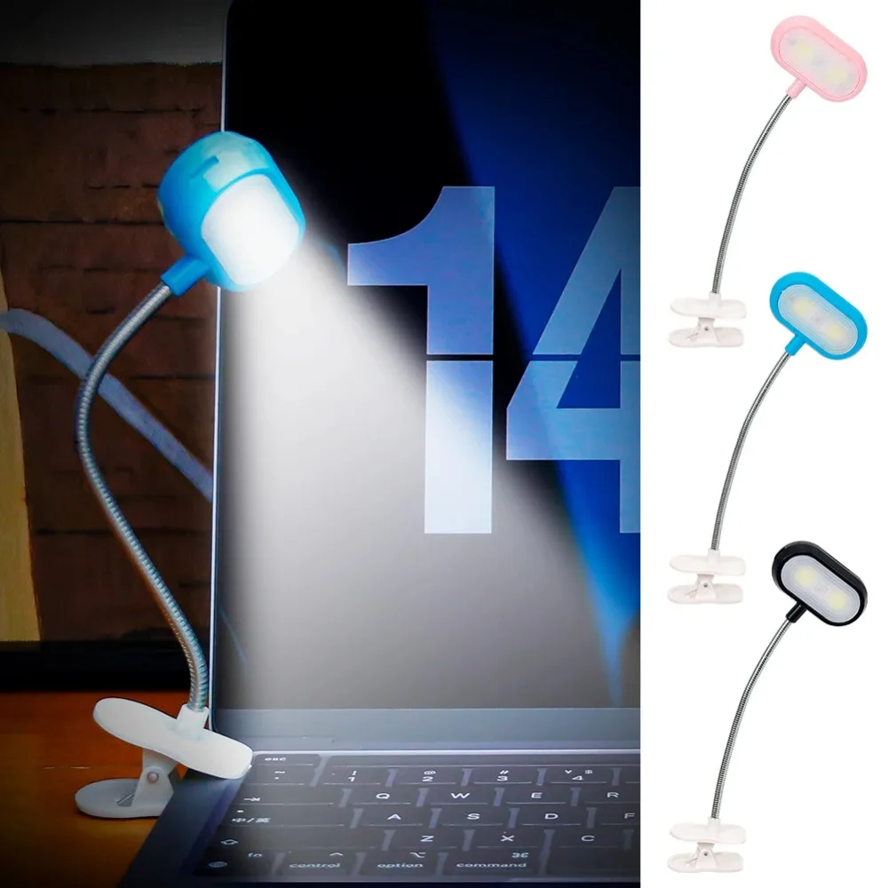 Eye Protection Night Light New Battery Powered Adjustable Desk Lamp Mini LED Flexible Lamp Travel