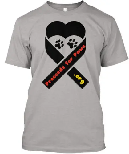 Proceeds For Paws T-Shirt Made in the USA Size S to 5XL