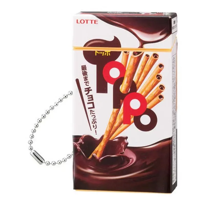 الأصلي بانداي غاشابون كبسولة اللعب أنيمي تمثال لطيف الكلاسيكية SnacksToppo الشوكولاته بار قلادة محاكاة نموذج الشكل #4