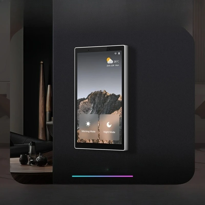 Wifi Smart 5-inch Touch Screen US Center Control Panel Voice Control Alexa And ZigBee Gateway Built-in Scene Control