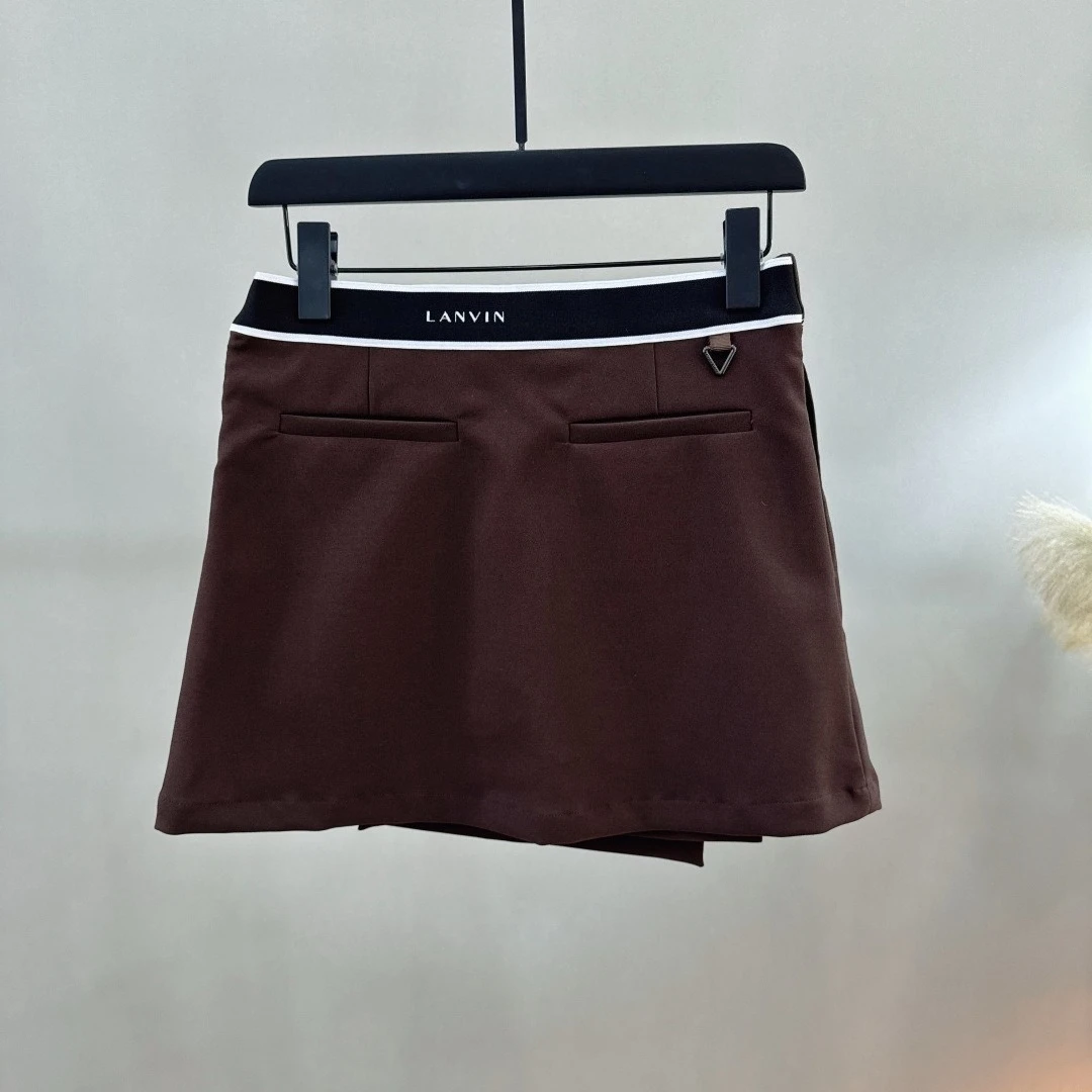 Women's Golf Skirt 2026 Fall New Korean Style Slimming Brightening Anti-Exposure Solid Color Baseball Sporty Quick-Dry Polyester