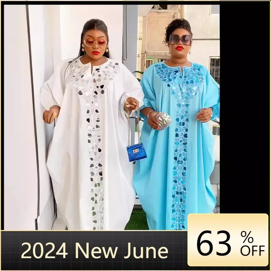 

Abayas для женщин, Дубайский Африканский мусульманский модный сарафан, Caftan Marocain, вечерние платья, атласная Блуза, халат Djellaba Femme 2024