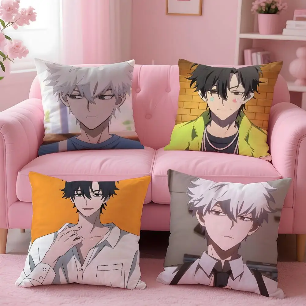 anime Link Click Cushion Cover Soft Washable Pillowcase Cushion Cover for Sofa Bed Car Travel Office Home Decor