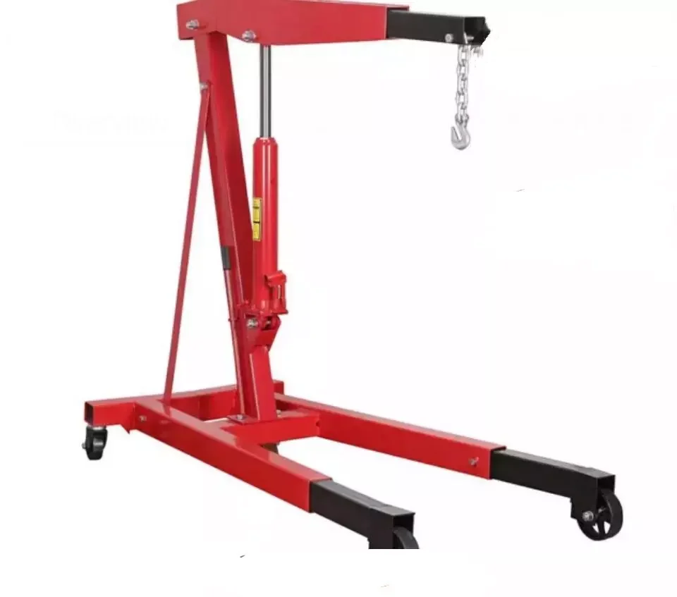 

2 Ton Manual Hydraulic Jack Mini Car Engine Shop Hoist Folding Crane Lift