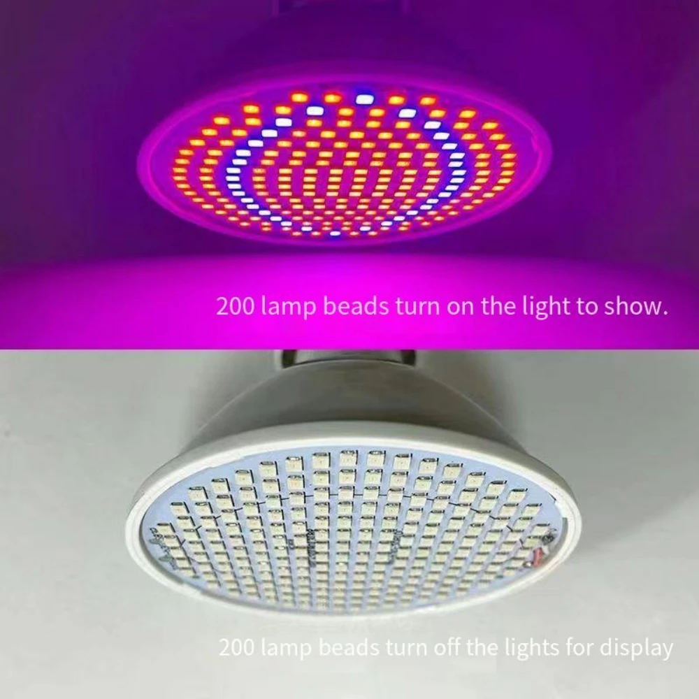 300LED フルスペクトル E27 LED 成長ライト Phyto ランプ UV 電球温室屋内苗花 Fitolampy 成長植栽ライト