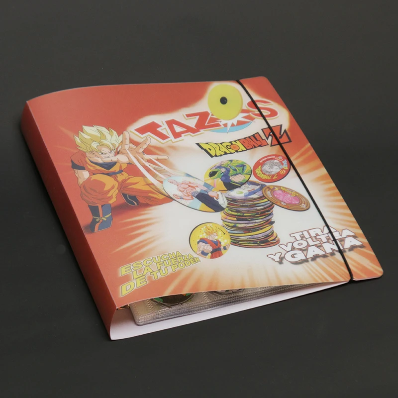 Lote De Tazos Dragon Ball Z Álbum Coletar Cartão Livro Super Saiyan Sun Wukong Yokos Chaps Taps Conjunto completo de presentes