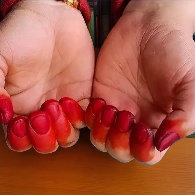 30g/Bottle Natural Plant Henna Powder Wine Red Black With Tools Nail Dyeing Color Long Lasting Luster