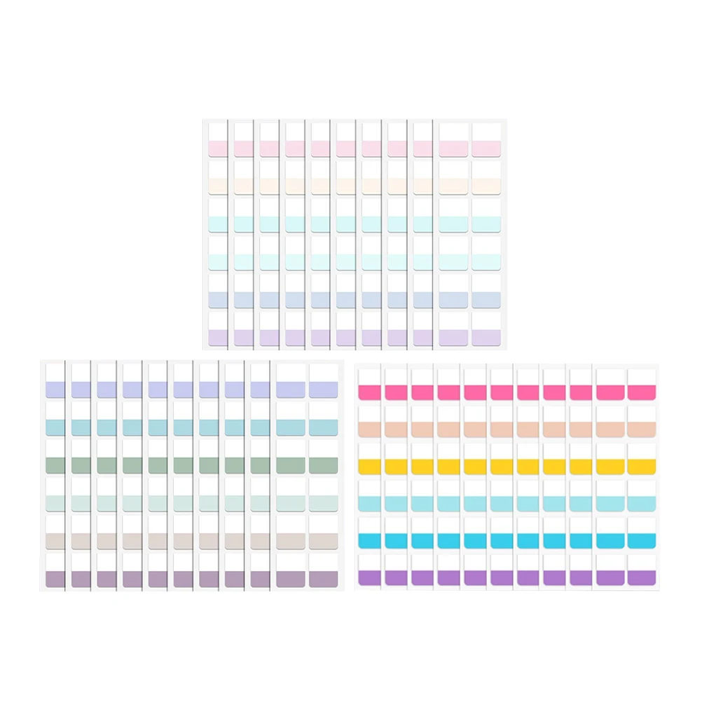 

360 Pcs Index Sticker Color Stickers Coding Coloring Label Labels Colored for Labeling The Pet Document Tabs Bookmark