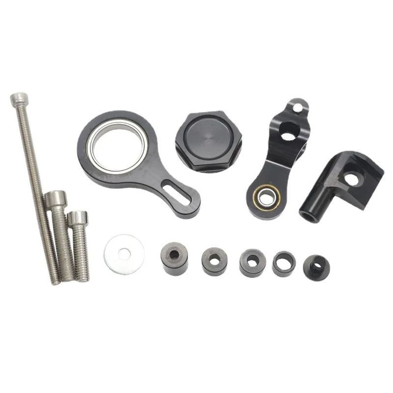 

Motorcycle Accessories Modified Adjustable Steering Shock Absorber Damper Titanium Ruler