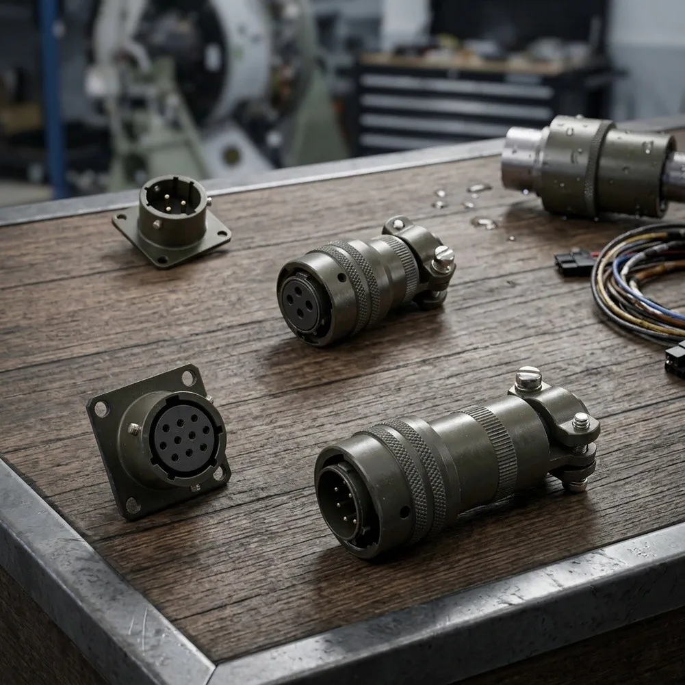 1pc Waterproof Aviation Connector Socket Circular Aviation Connector For Aerospace Automotive And Telecommunications
