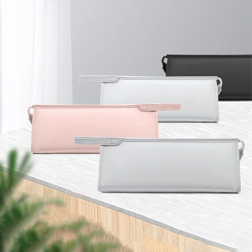

Portable Hair Dryer Case Solid Material Curling Iron Organizer Bag Dustproof Waterproof Travel Pouch Repeatedly Washable Long