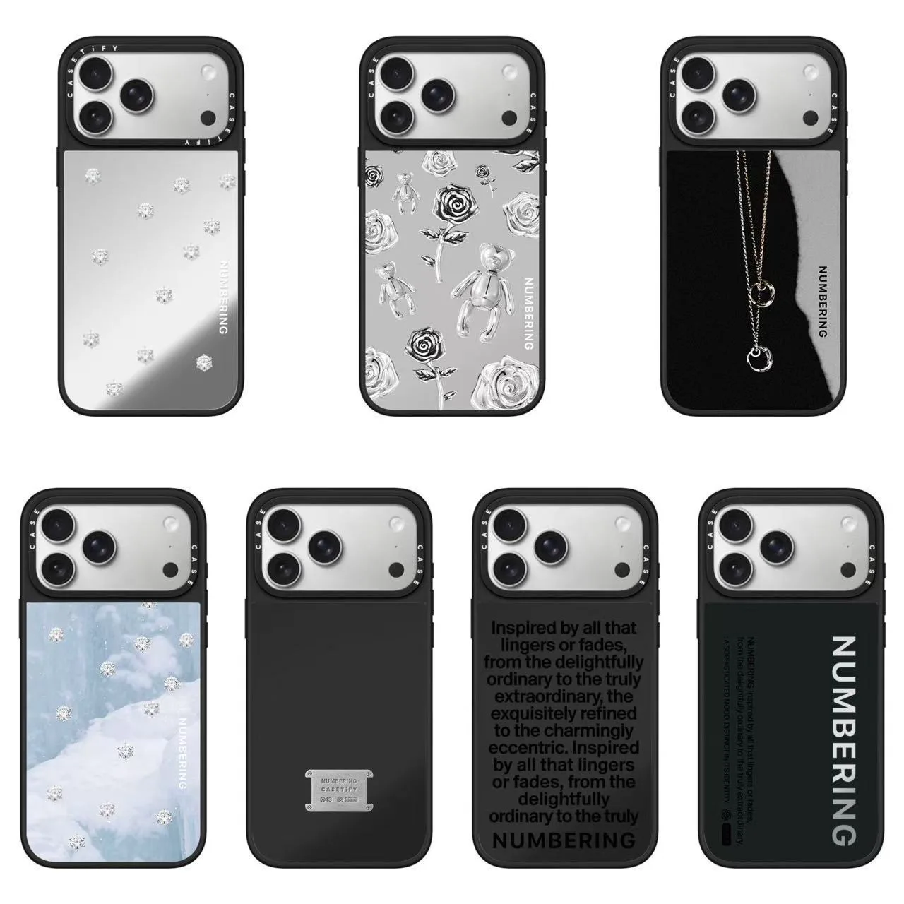 مجوهرات رقم ذات علامة تجارية مشتركة لحافظة الهاتف لهاتف iPhone 17 Pro Max، عصرية ومبتكرة #1