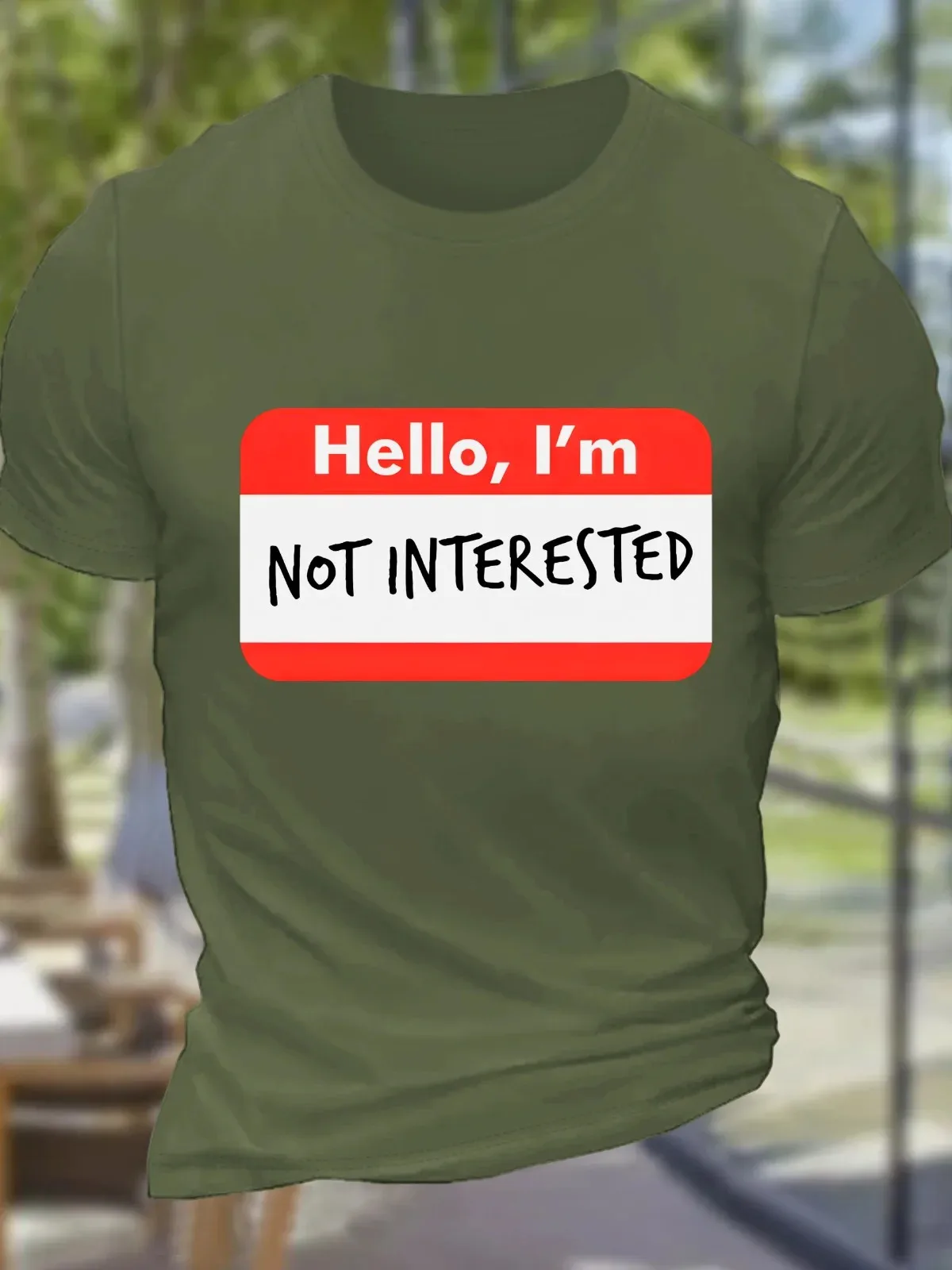 Hello I'm Stressed Cotton T-Shirt