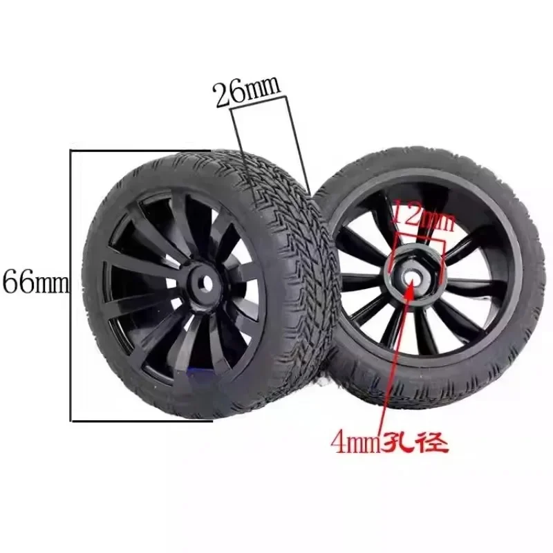 

FOR 1:10 flat tires touring car road racing street tires strong grip 94123 HSP 94122 cherry blossom D3 D4 6087
