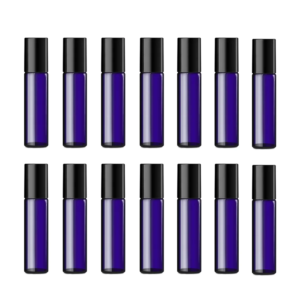 24 Pcs Subpackaging Bottle Travel Bottles for Toiletries Cosmetics Contianer Glass Refillable Essential Oils