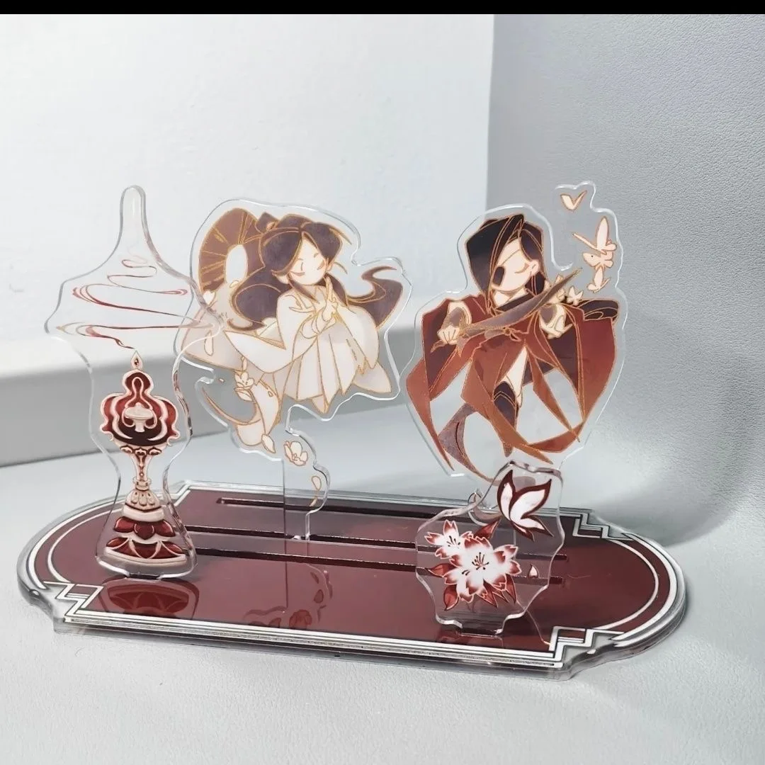 Nouvel Ornement de Bureau en Acrylique Hualian Tianguan Blessing, Figurine Anime Autoportante, Cadeau Esthétique pour Amis
