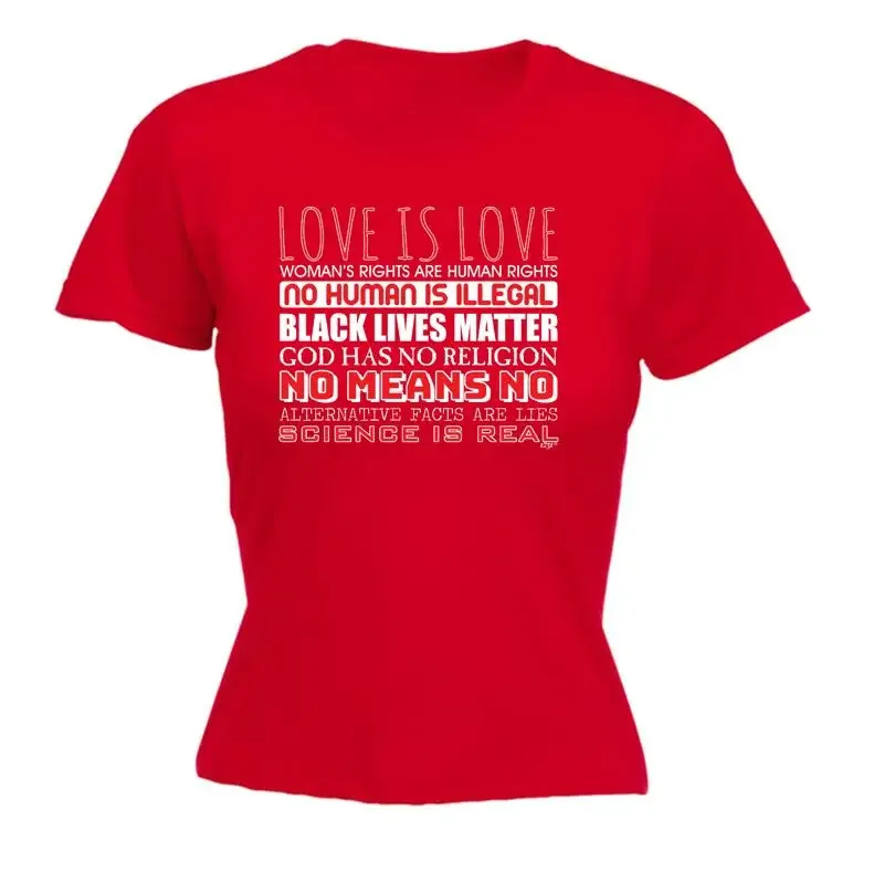 Love Is Statements Womens T Shirt Funny Novelty Gift