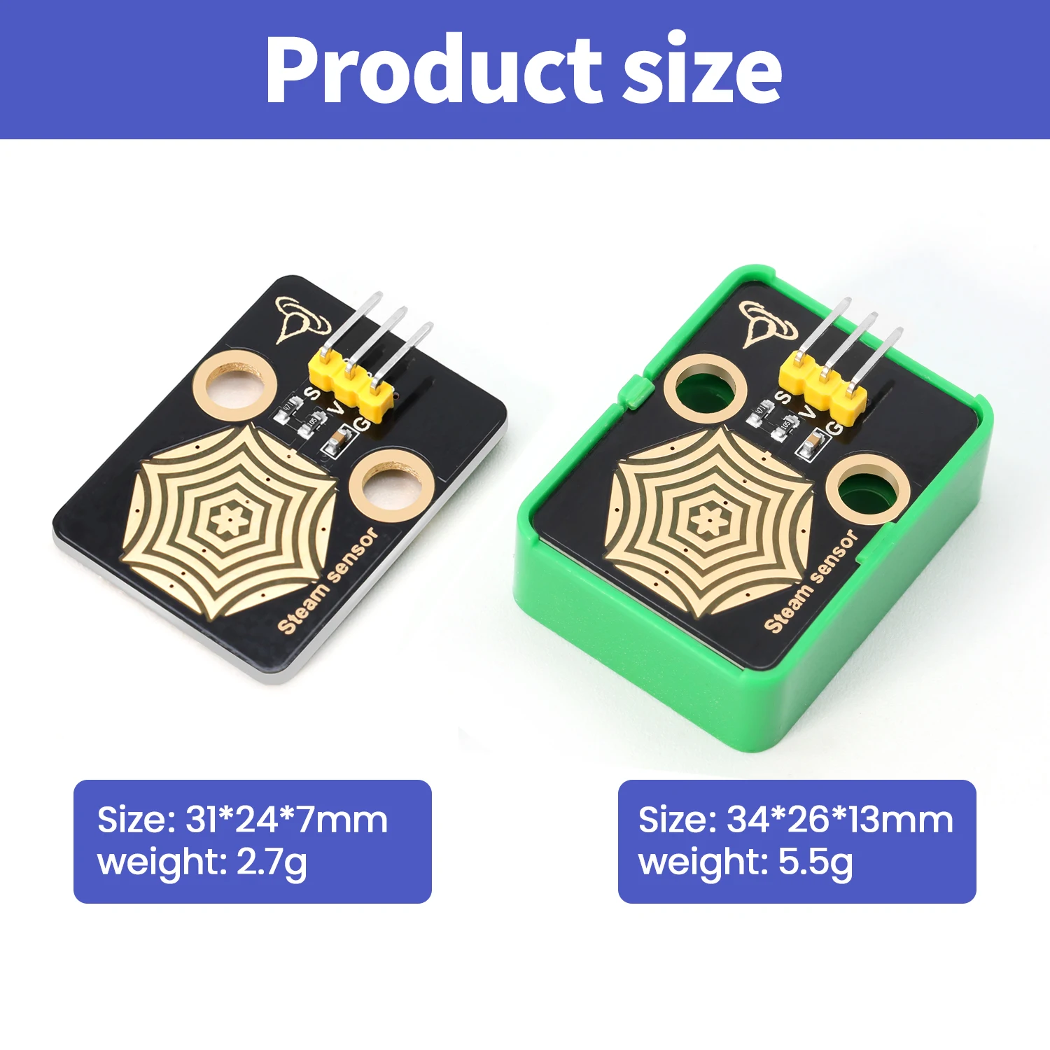 مستشعر بخار عالي الحساسية يكتشف قطرات الماء أو السوائل لمشاريع Arduino & Raspberry PI DIY