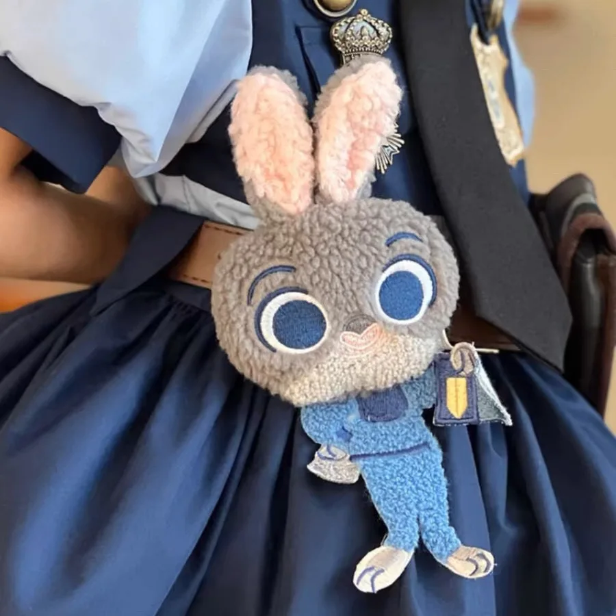 

Cartoon Plush Brooch Hat Rabbit Bowler Hat Police Officer Judy Hats Children'S Adult Cosplay Headband Headwear Gift